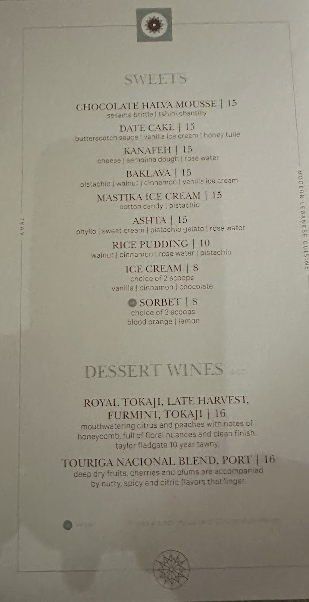 Amal Miami Menu - Image 5