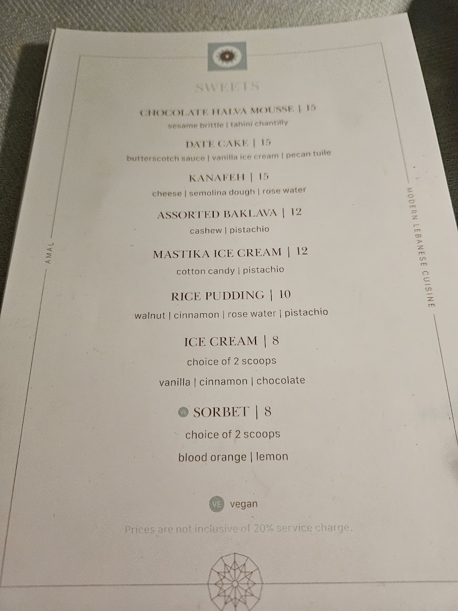Amal Miami Menu - Image 6